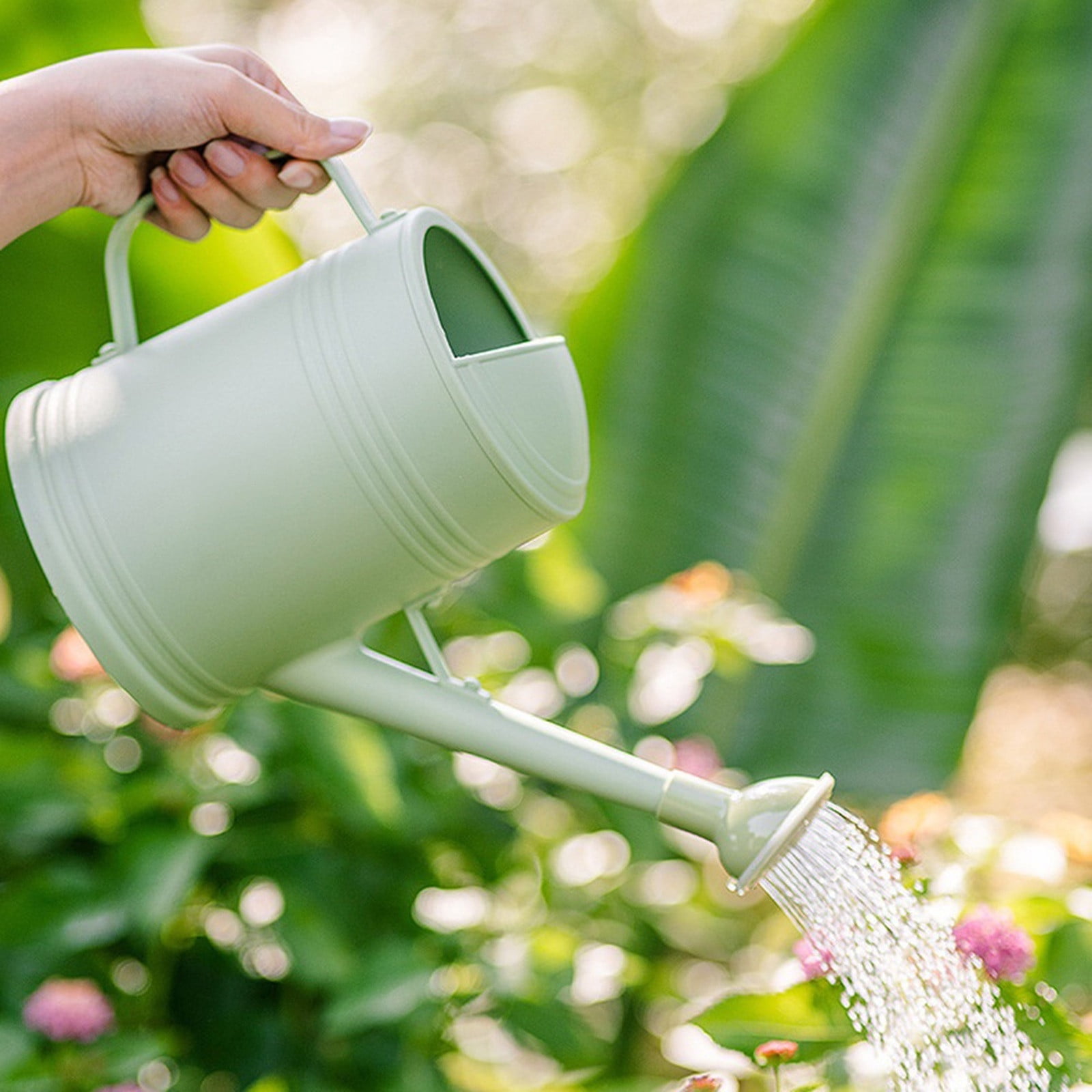 Eqslft Thickened Garden Watering Can with Long Spout, 2L Household Watering Pot for Outdoor and Indoor Flowers for Gardening and Vegetable Care