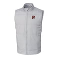 thumbnail image 2 of Men's Cutter & Buck  Gray Portland Sea Dogs Stealth Hybrid Quilted Full-Zip Windbreaker Vest, 2 of 3