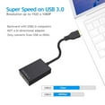 thumbnail image 4 of USB 3.0 to HDMI Adapter with Chip,USB External Video Card ONLY Compatible with Windows 10/8.1/7/XP, Support 2K and 1080P, Black, 4 of 9