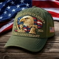 thumbnail image 5 of Eagle – United States 250th Anniversary Hat: Adjustable 250 Year American Anniversary Cap, USA Patriotic Caps, for Men Women (Green), 5 of 11