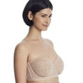 thumbnail image 2 of REVEAL Sand The Chloe Lace Strapless Underwire Bra, US 34D, UK 34D, NWOT, 2 of 4