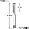 thumbnail image 2 of HAHDAXIA Ensemble de Robinet et Dé M15 X 1.5 Main Droite, Filetage Machine M15 X 1.5 et Dé Rond, 2 of 6
