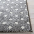 thumbnail image 3 of SAFAVIEH Carousel Kids Dalach Unicorn Area Rug, Gray/Ivory/Pink, 3' x 3' Square, 3 of 11