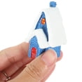 thumbnail image 3 of icolorfuled 4Pcs Mini Village Decor Christmas Village House Resin Xmas House Landscape House Decor, 3 of 5