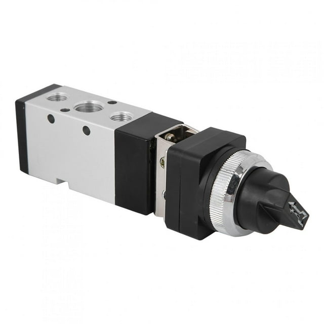 Válvula de botón mecánica, MSV86522-TB Válvula de interruptor de válvula de botón mecánica roscada mecánica de 2 posiciones y 5 vías construida para precisión