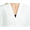 thumbnail image 2 of Vince Camuto Womens Parisian Crepe Double Breasted Blazer Jacket, Off-White, 2, 2 of 4