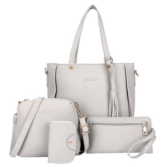 Bolsa 4 unids/set de hombro de compras correa ajustable PU dinero billetera mujeres para regalos Tmvgtek Para Estrenar