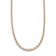 thumbnail image 1 of Cadena Rolo Oro Amarillo Diamantada Italiano Sólido 14K 45 Cm amarillo Casa del Anillo, 1 of 6