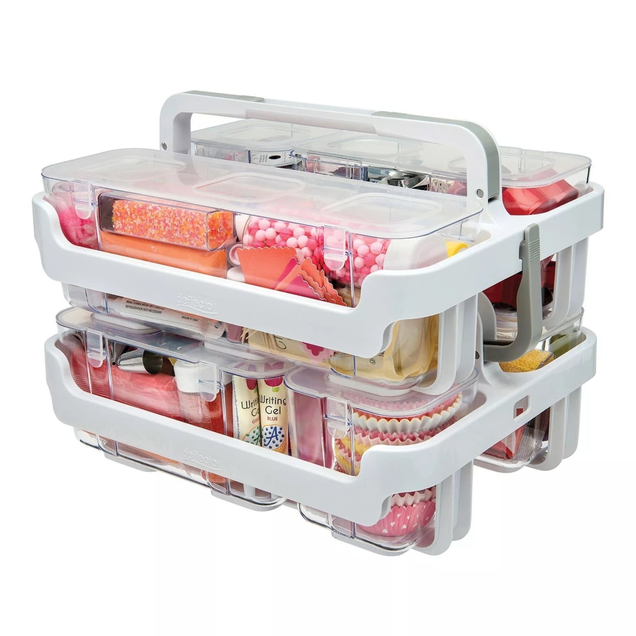 Deflecto Stackable Caddy Organizer, Deflecto have the answers to all your  storage needs! Shop with us today: Deflecto on .co.uk:   #deflectoeurope #craftstorage, By Deflecto  Europe