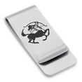 thumbnail image 1 of Stainless Steel Sagittarius Zodiac (Centaur Archer) Classic Slim Money Clip Credit Card Holder, 1 of 2