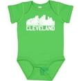thumbnail image 3 of Inktastic Cleveland Skyline Grunge White Boys or Girls Baby Bodysuit, 3 of 5