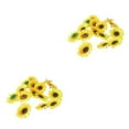 thumbnail image 2 of yingyy 1/2/3 100 Pieces Cloth Artificial Sunflowers Simulation 7cm Handmade Photographing Fake Flower Photography Prop Decor 2PCS, 2 of 6