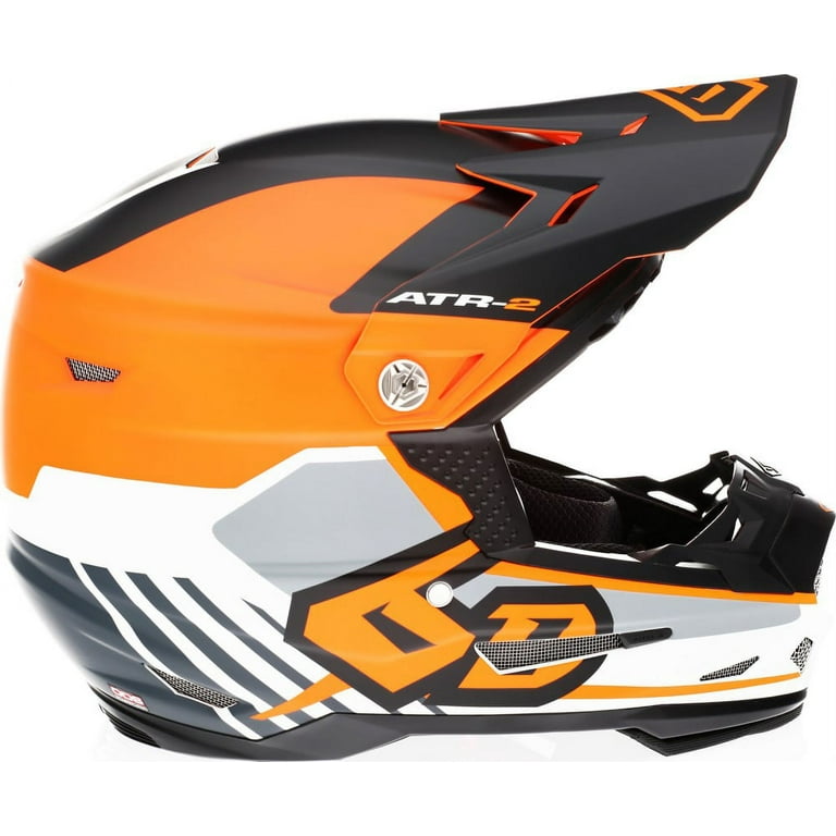6D ATR 2Y Youth Target Helmet Neon Orange YXL
