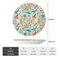 thumbnail image 2 of Balery Wild Sea Life Print Bone China Decorative Plate Ceramic Dinner Plates Art Crafts with Display Stand-6in, 2 of 6