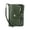 Green, variant on Small RFID Blocking Tri Fold Leather Wallet For Women, Large Capacity Compact Card Holder With Zipper Pocket, 2 ID Window For Travel, Black (Black, 1.00)