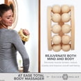 thumbnail image 4 of Rodillo de bola de masaje Gaiam Relax – Masajeador de cuerpo total de madera de mano para espalda, cuello, pie, pantorrilla, pierna, brazo | Alivio del masajeador de tejido profundo para los músculos, 4 of 4