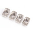 thumbnail image 1 of T-Slot Nut,Nickel-Plating Carbon Steel Sliding T Nut Fasteners For Aluminium  100Pcs, 1 of 8