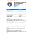 thumbnail image 2 of Rear Left Brake Rotor - Compatible with 2010 - 2014 Subaru Outback - Dynamic Friction, 2 of 2