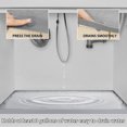 thumbnail image 6 of Under Sink Mat, 34" x 22" Under Sink Mats for Kitchen Waterproof - Silicone Under Sink Liner Drip Tray with Drain Hole, Sink Cabinet Mat for Kitchen & Bathroom (Grey), 6 of 7