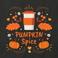 thumbnail image 2 of Pumpkin Spice T-Shirt | Cute Autumn Black Tee Gift, 2 of 5