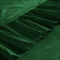 thumbnail image 6 of 4 Piece Corner Ruffle Sheet Set, 6" Inch Corner Ruffle On Flat Sheet And Pillowcases, 21 Inch Deep Pocket, 100% Egyptian Cotton, 800 TC, King Size, Solid Green, 6 of 6