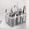 thumbnail image 4 of Canasta de Cubios de Utensilios para Lavavajillas, Cesta de Cubios de Lavavajillas Fáciles de Usar PP Resistente A Alta Temperatura para Hoteles, 4 of 7