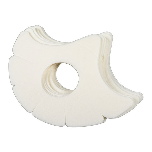 Ski-Doo 4486130001 BV2S Helmet Absorbent Pads 10 Pack - White - One Size