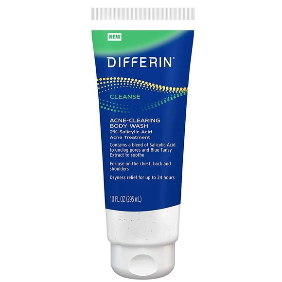 Gel de baño Differin para tratamiento del acné con ácido salicílico, 300 ml