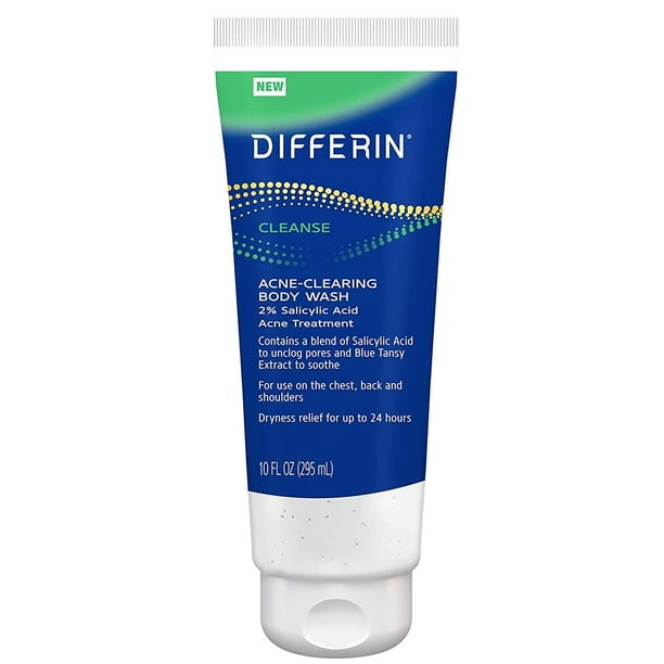 Gel de baño Differin para tratamiento del acné con ácido salicílico, 300 ml