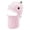 1-Pink312, variant on Oiyii Toddler Boys Dinosaur‑Sculpted Balaclava Solid Knit Caps Skiing Beanie Fall Winter Cap, Pink
