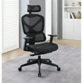 thumbnail image 2 of High Back in Black Mesh Fabric and Seat with Adjustable Arms, 2 of 13