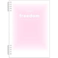 thumbnail image 1 of ZOUSSIQI Thickened Gradient Non Irritating Loose Leaf Notebook, Detachable Notebook-Girl Pink (A5/Grid) CA919-53926, 1 of 5