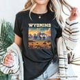 thumbnail image 5 of Majestic Wyoming State Prairie T-Shirt, Grand Teton Bison Tee and Western Landscape Souvenir, 5 of 6