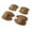 brown, variant on Sport Elbow Pad Knee Guards Set Breathable Shock Absorption Sports Protective Gear For Skateboard Roller Skating Cycling