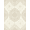Ivory Beige, Pattern 14, variant on ODIKA Modern Neutral Abstract With Minimalist Interlocking Border Accents for Dorm Room, Small Living Apartment, Stain Resistant Low Profile