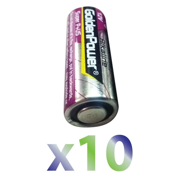 Exian High Voltage 12V Mercury-Free Alkaline Battery 23A, 23G, MN21, 1811A, L1028, 10/Pack