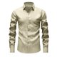 thumbnail image 4 of Ceisia Men's Oversize Flax Long-Sleeve Button-Down Shirt for Spring/Summer Casual & Smart Wear Gift, 4 of 6