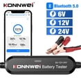 thumbnail image 2 of KONNWEI-probador de batería BK200 para coche y motocicleta, Analizador de batería con Bluetooth 5,0, 6V, 12V, 24V, 2000 CCA, herramienta de prueba de arranque de carga, 2 of 4