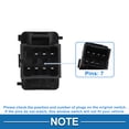 thumbnail image 4 of Interruptor de ventana eléctrica Unique Bargains No.10285502 para el lado del pasajero delantero para Chevrolet Impala Monte Carlo 2005-2000 Negro, 4 of 6