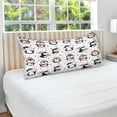 thumbnail image 4 of GZHJMY Winter Cute Penguins Pillowcase Queen Size, Super Soft Pillow Shams Covers, Plush Cozy Pillow Cases with Zipper, 20" X 30"（583）, 4 of 6