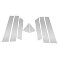 thumbnail image 1 of 8 Piezas de recorte de ventana del pilar de la puerta para INFINITI QX50 2014-2017, pegatina anti-rayones, tono plateado cromado, 1 of 6