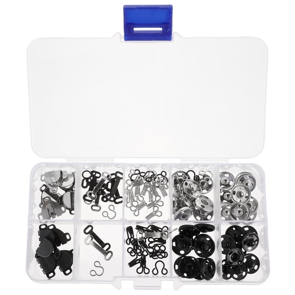100Pcs DIY Hand Sewing Pants Hook Garment Accessories Metal Trousers Hook
