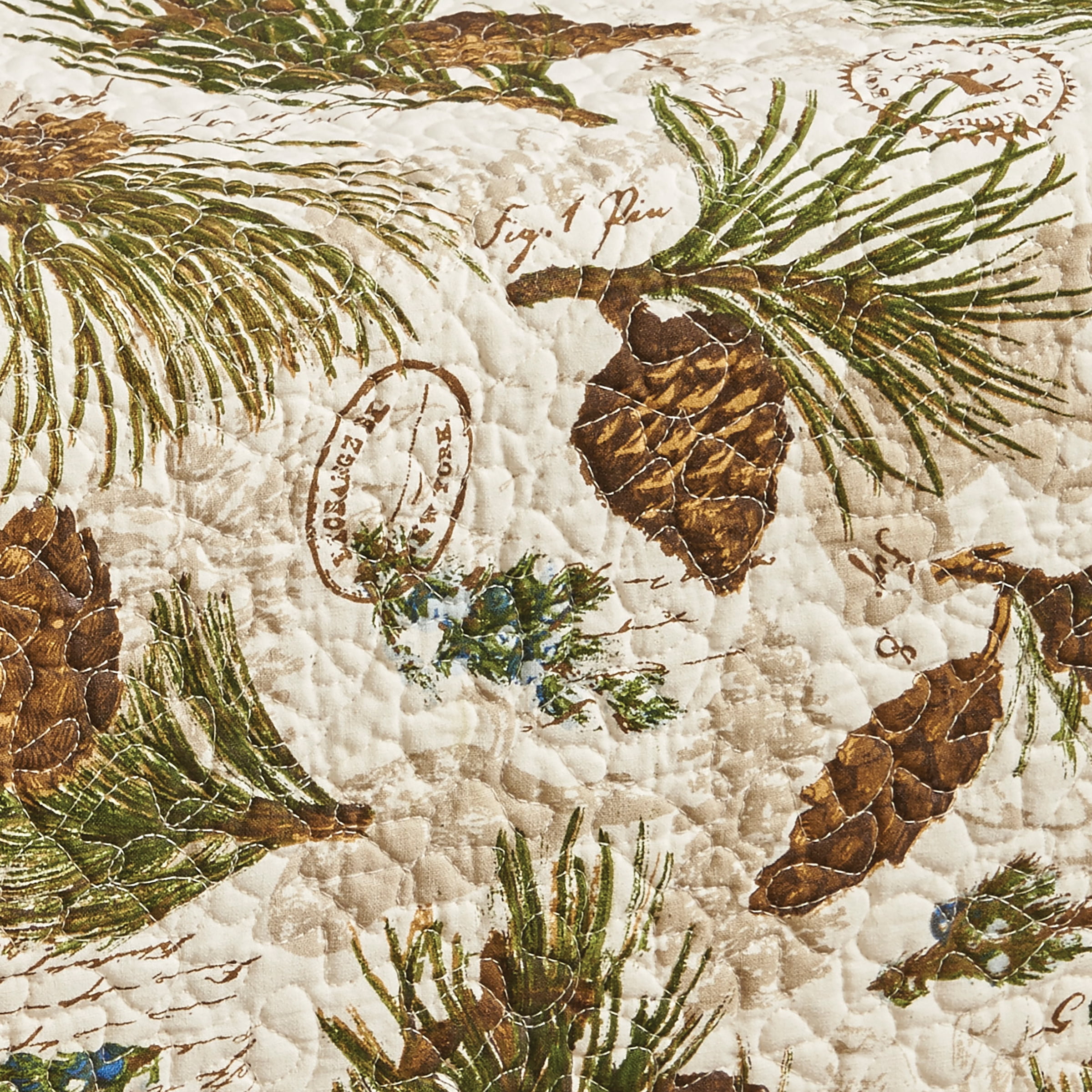 Park Designs Walk In The Woods Pinecone Table Runner 54"L