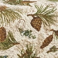 thumbnail image 3 of Park Designs Walk In The Woods Pinecone Table Runner 54"L, 3 of 4