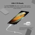 thumbnail image 2 of Cable de carga Belkin BoostCharge Flex Silicone USB-C a USB-C, 2 of 9