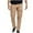 Khaki, variant on UVEASISHA Mens Casual Straight Leg Pants Regular Fit Elastic Waist Cargo Pants Solid Color Lightweight Work Pants with Multi-Pocket On Sale Khaki 3XL