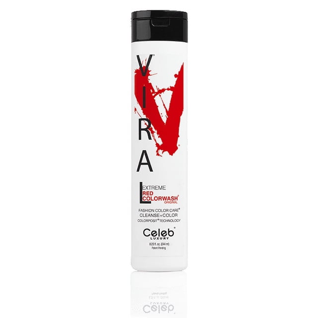 Champú Celeb Luxury Viral Extreme Colorwash para Cabello Rojo