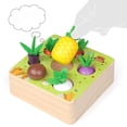 thumbnail image 4 of Juguete de Montessori para Bebés de Zanahorias Forma Y Tamaño Juguete de Aprendizaje de Clasificación Baoblaze Cosecha de la zanahoria Puzzle, 4 of 7