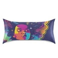 thumbnail image 3 of Satin Pillow Case Big Curly Hair Woman Queen Silk Pillow Cover for Hair and Skin Envelope Closure 20"x30", 3 of 9