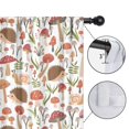 thumbnail image 4 of Blackout Kids Curtains,Hedgehogs and Red Mushrooms Snails Pattern Childrens Insulated Curtains Set Of 2,Bedroom Essentials,Toddler Room Decor 42"x54"(106x137cm), 4 of 4